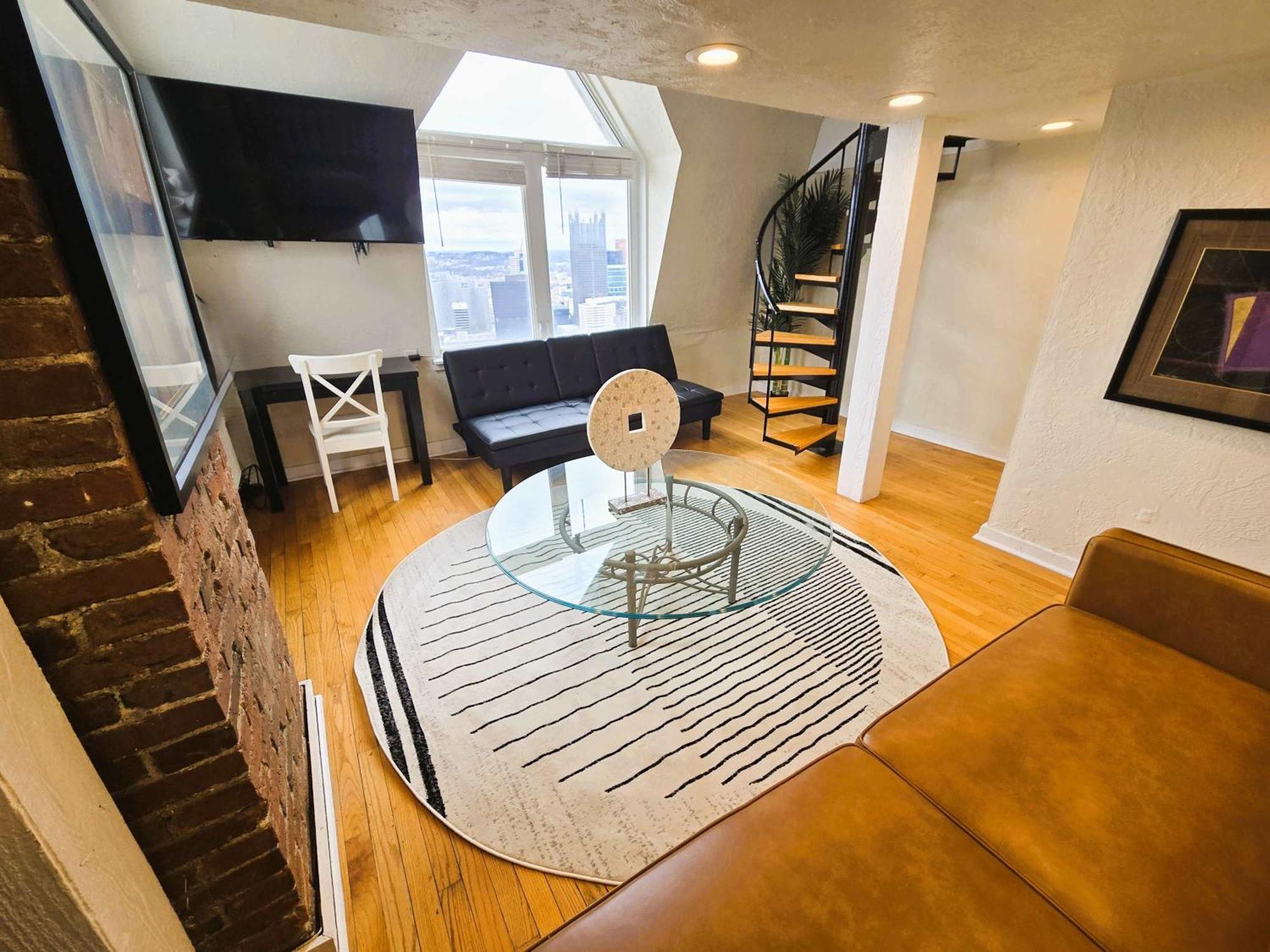Skyline At Your Door - Studio With A View Pittsburgh Exteriér fotografie